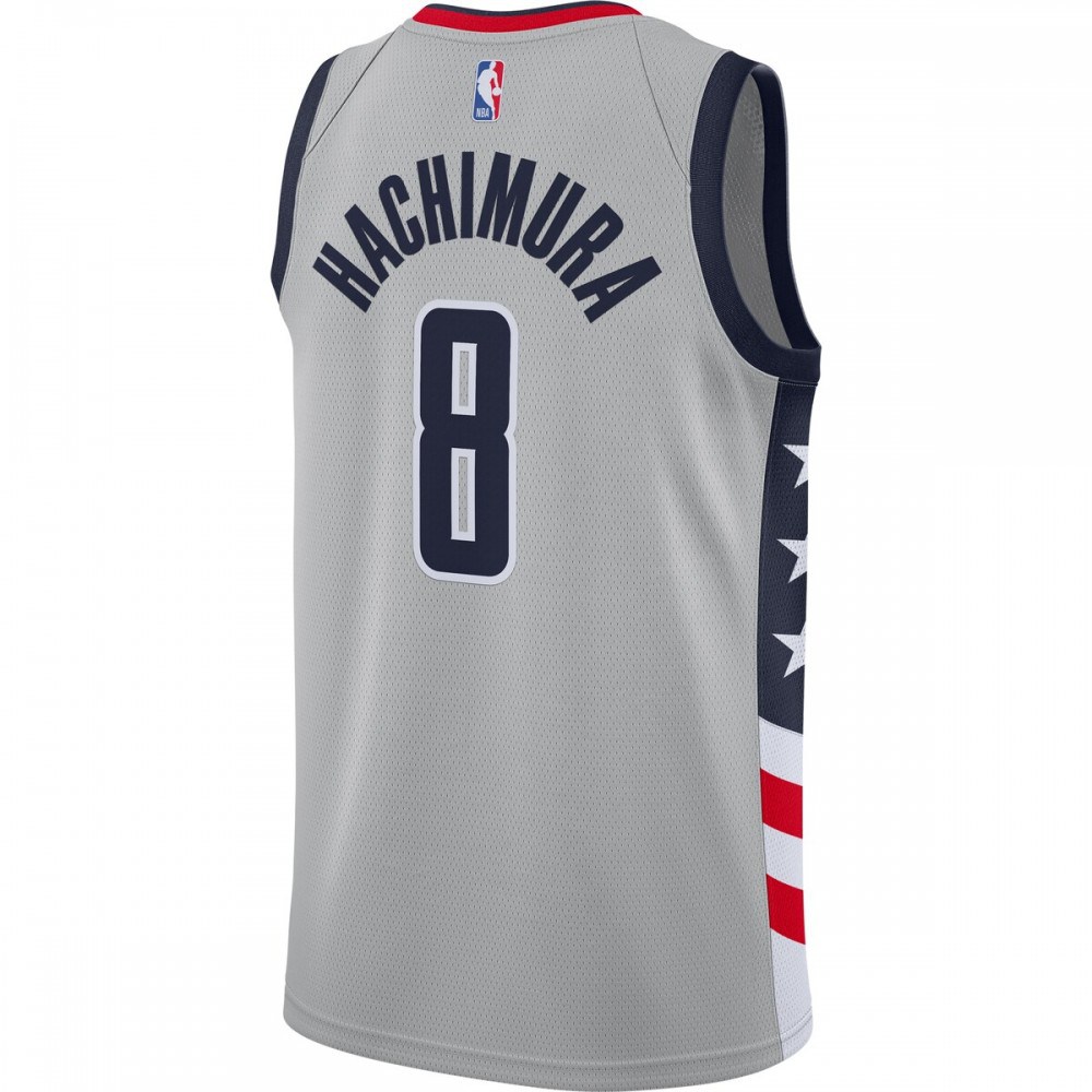 Rui Hachimura Washington Wizards 2020/21 Swingman Player Jersey Gray - City Edition-Pro Kit Vault | Brand New 26/27 Sports Jerseys
